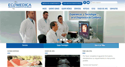 Desktop Screenshot of ecomedica.med.ec