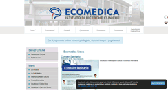 Desktop Screenshot of ecomedica.it