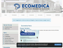 Tablet Screenshot of ecomedica.it